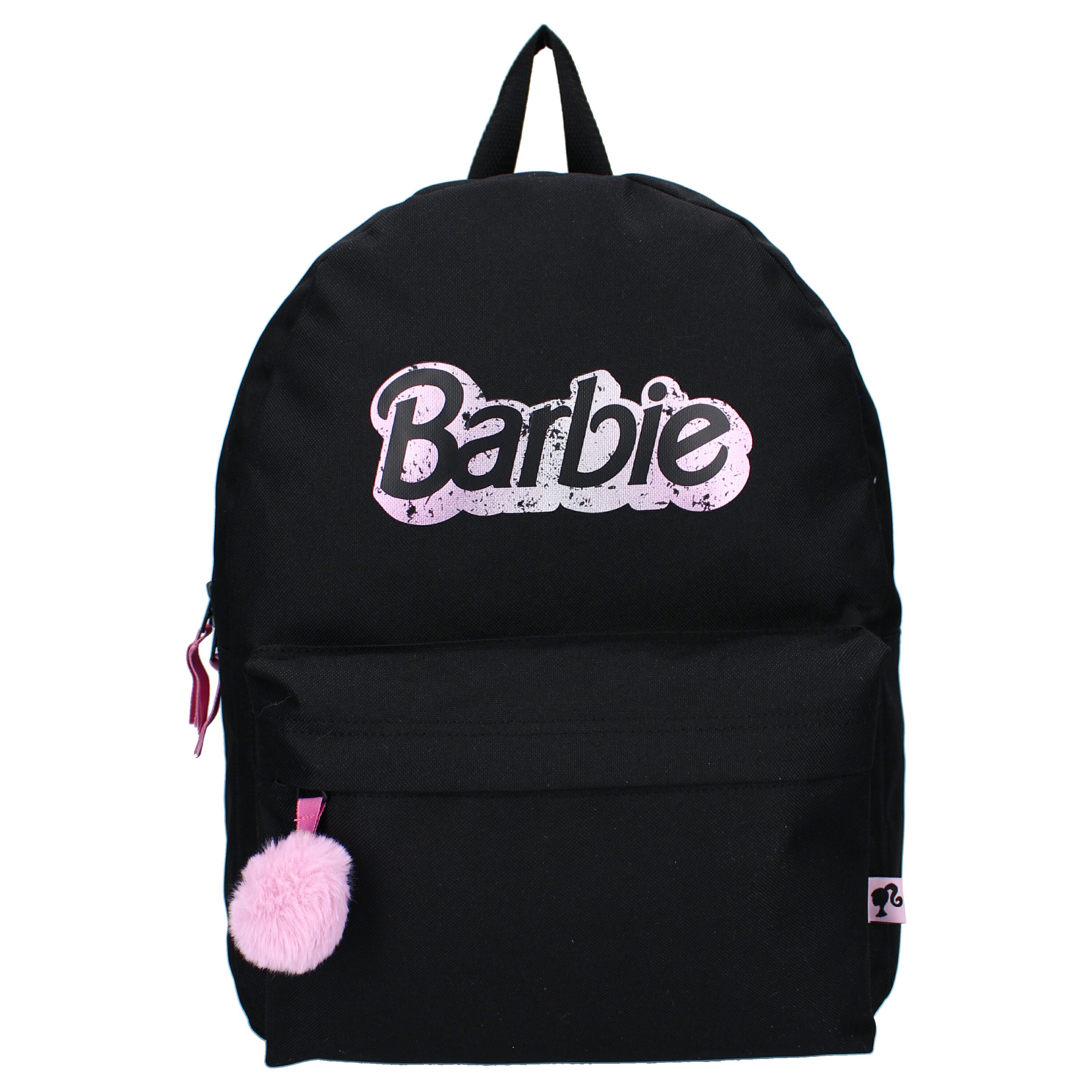 Barbie Schulrucksack Barbie Mädchen Rucksack plus Alu Trinkflasche Gr.39x29x12 cm (2-tlg)