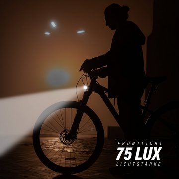 Bestlivings Fahrrad-Frontlicht Fahhradlicht - 05261, LED Fahrrad Scheinwerfer 75 Lux - für E-Bike (6-48 V)
