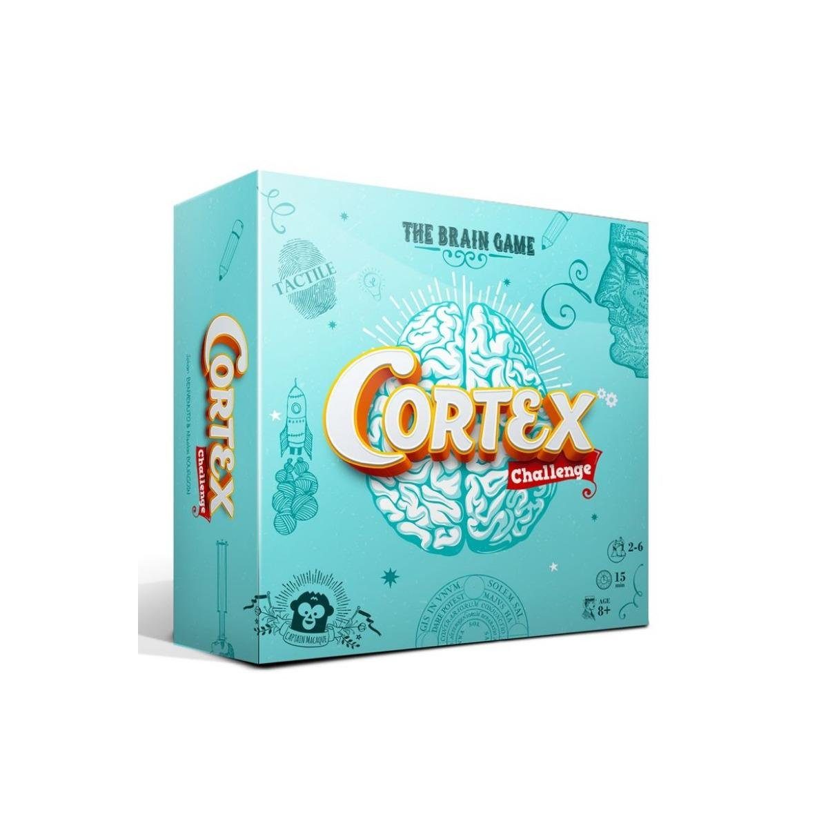 Asmodee Spiel, Familienspiel MAC0001 - Cortex Challenge, Kartenspiel, 2-6 Spieler, ab..., Reaktionsspiel