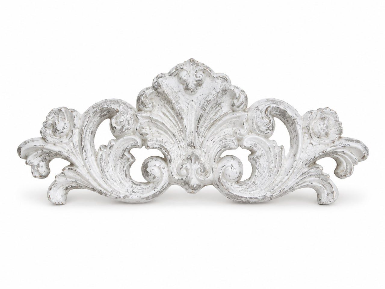 JVmoebel Wanddekoobjekt Dekoratives Wandrelief Barock Antikweiß Shabby Chic Dekor Sofort, Made in Europa