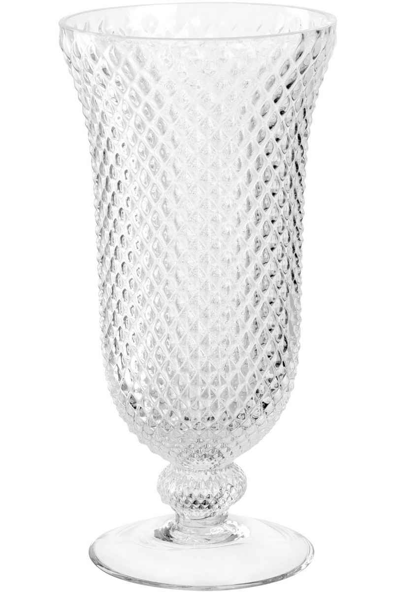 LEONARDO Tischvase Dekovase POESIA auf Fuß (1 St), aus Glas, kelchförmig, handgefertigt