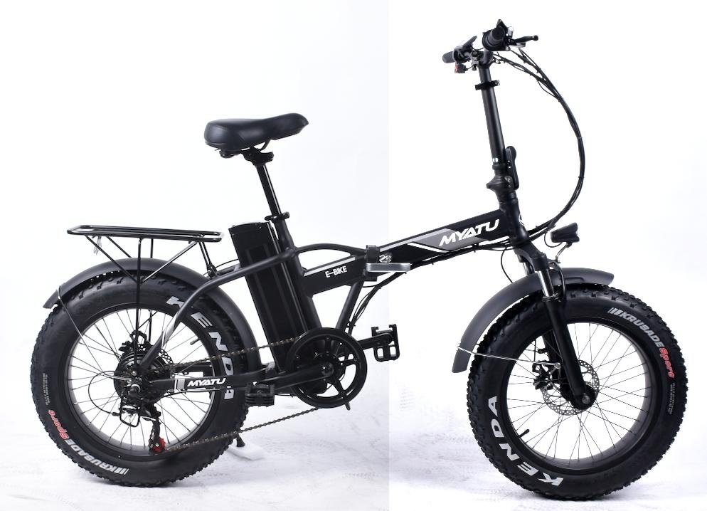 Myatu EBike »20 Zoll E Bike Herren Damen, Elektrofahrrad Klapprad mit fettem Reifen und Shimano
