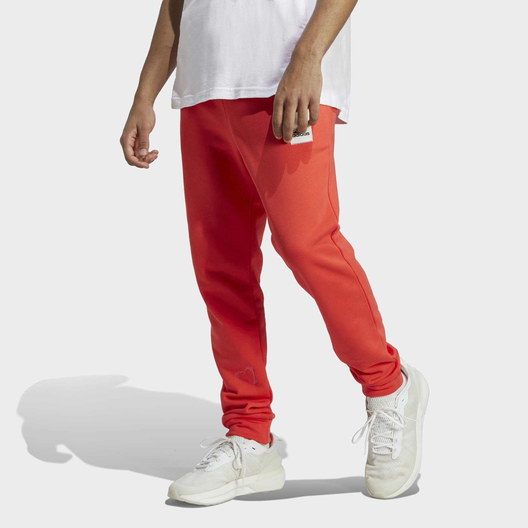 adidas Sportswear Jogginghose VALENTINE’S DAY HOSE Bright Red