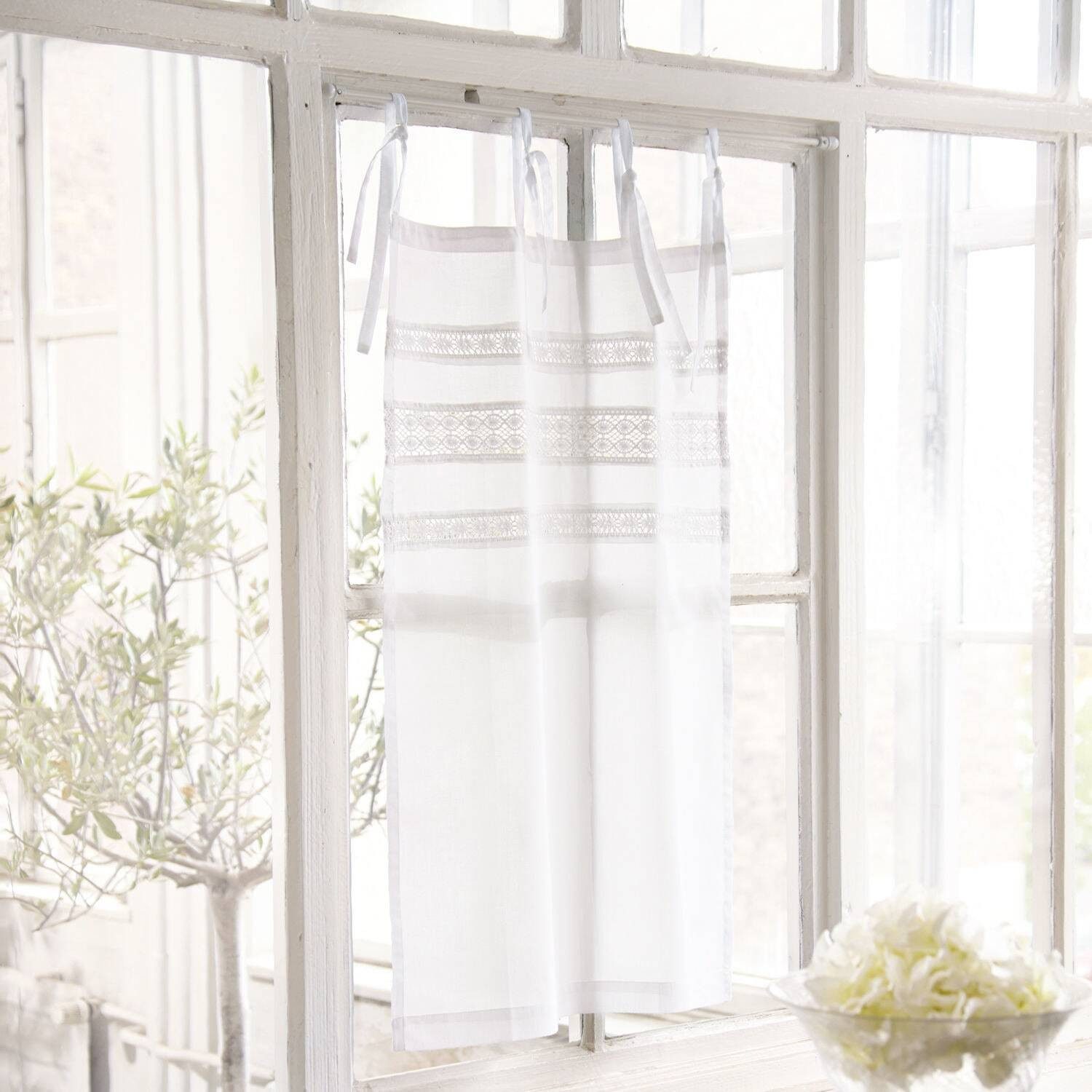 Mirabeau Scheibengardine Scheibengardine 2er Set Aibre weiß günstig online kaufen