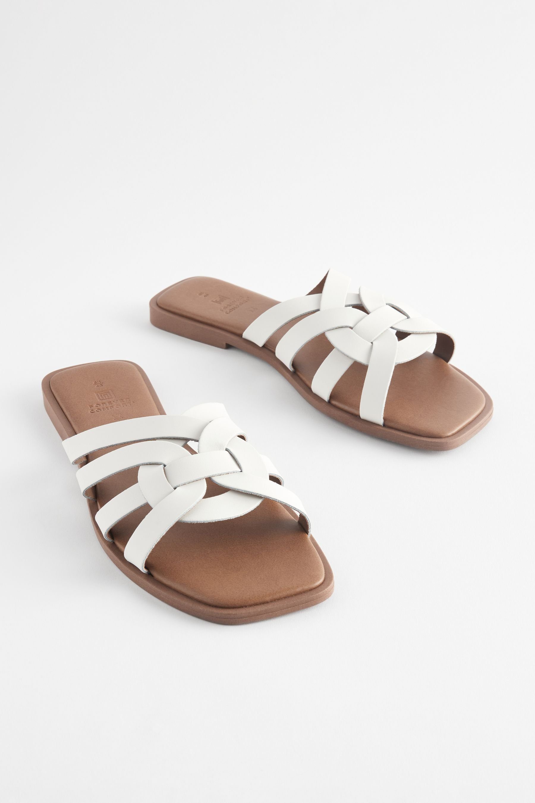 Next Forever Comfort® Gitterpantolette Leder Pantolette (1-tlg)