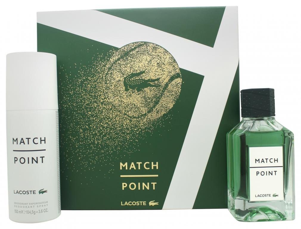 Haushalt Parfums Lacoste Duft-Set Lacoste Match Point Gift Set 100ml EDT + 150ml Deodorant Spray