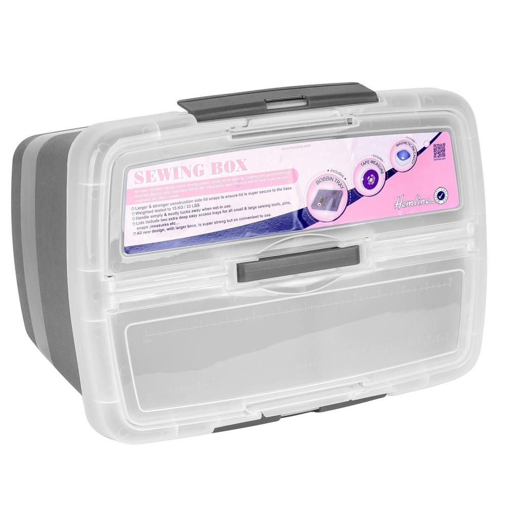 Nähwelt Flach Aufbewahrungsbox - Nähbox Nähkoffer 40 x 28 x 28 cm (B x H x günstig online kaufen