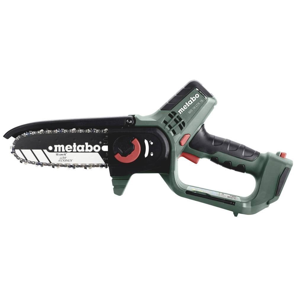 metabo Akku-Kettensäge MS 18 LTX 15 Akku-Gehölzsäge 600856500, inkl. Akku, inkl. Ladegerät