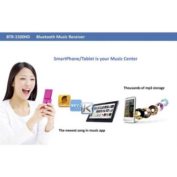 Renkforce Bluetooth 5 AptX Musikempfänger Bluetooth-Adapter, aptX®-Technologie