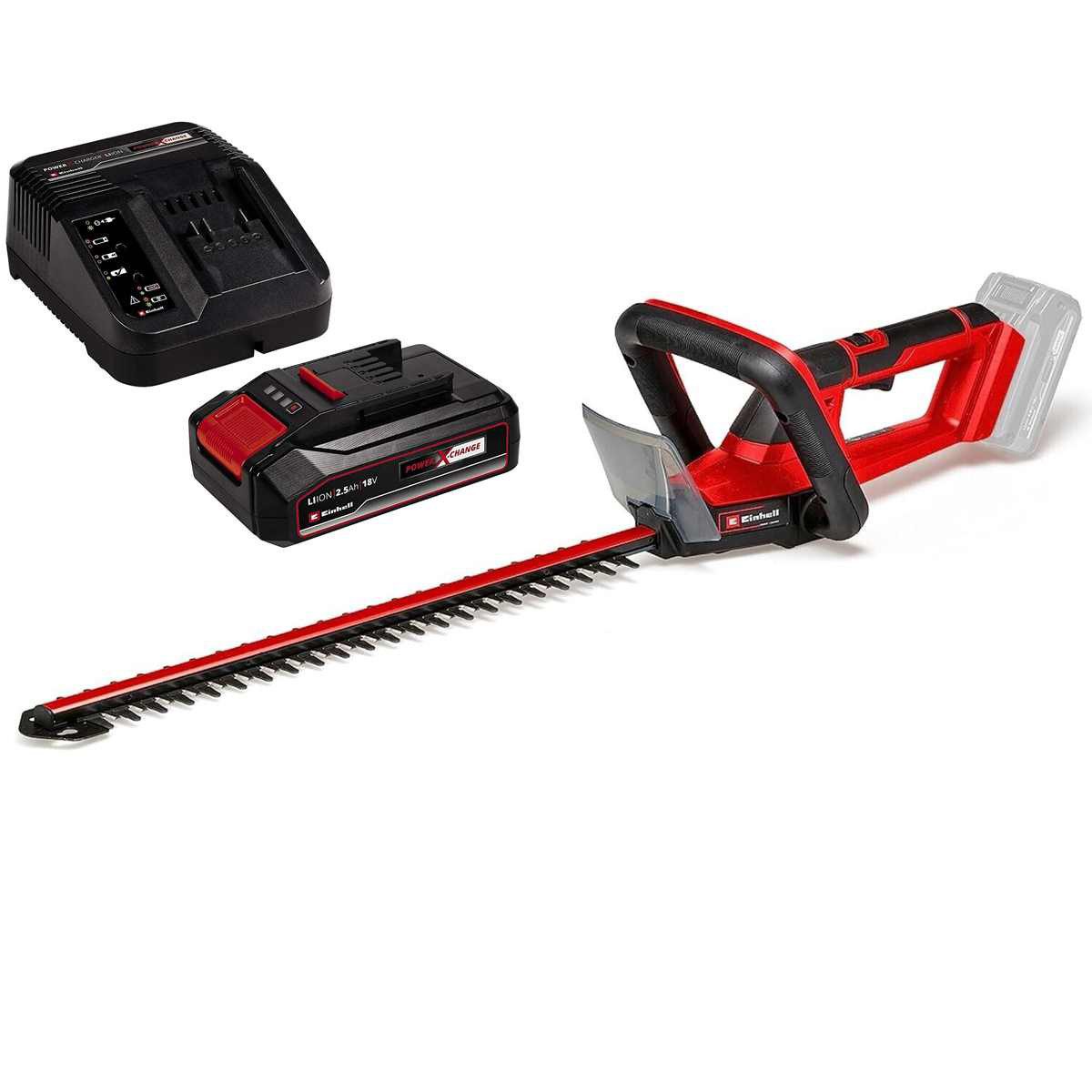 Einhell Akku-Heckenschere Einhell Heckenschere GC-CH 18/40 Li 18 V,mit Akku 2,5 Ah + Ladegerät