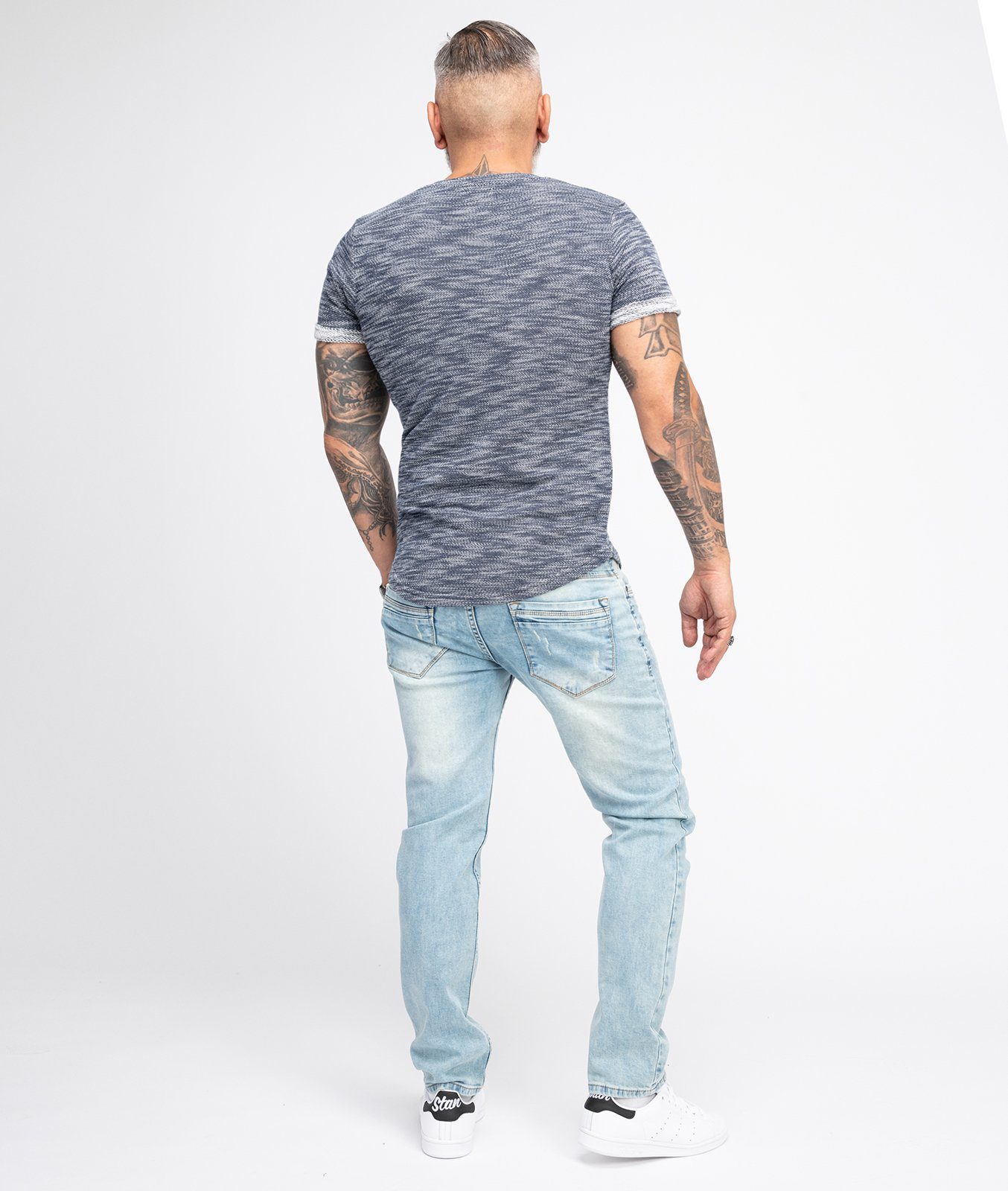 Rock Creek Regular-fit-Jeans Herren Jeans Regular Fit Hellblau RC-2109
