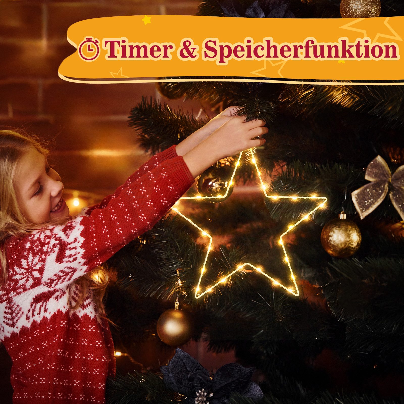 Salcar LED Stern LED Fensterdeko SternLED Weihnachtsstern Fensterlichter We günstig online kaufen