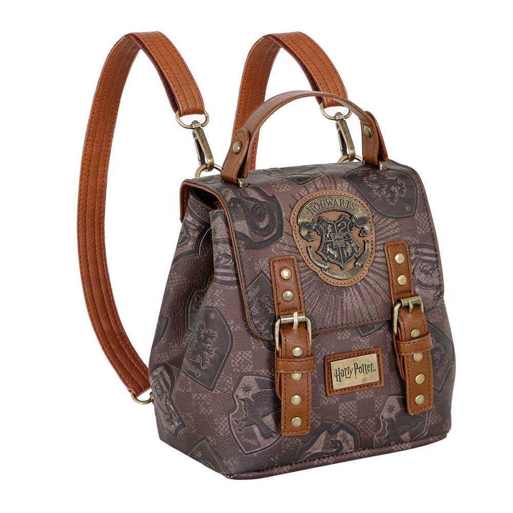 Karactermania Minirucksack Harry Potter Handtasche kleiner Rucksack Freizeit Tasche Steampunk, Hogwarts Emblem