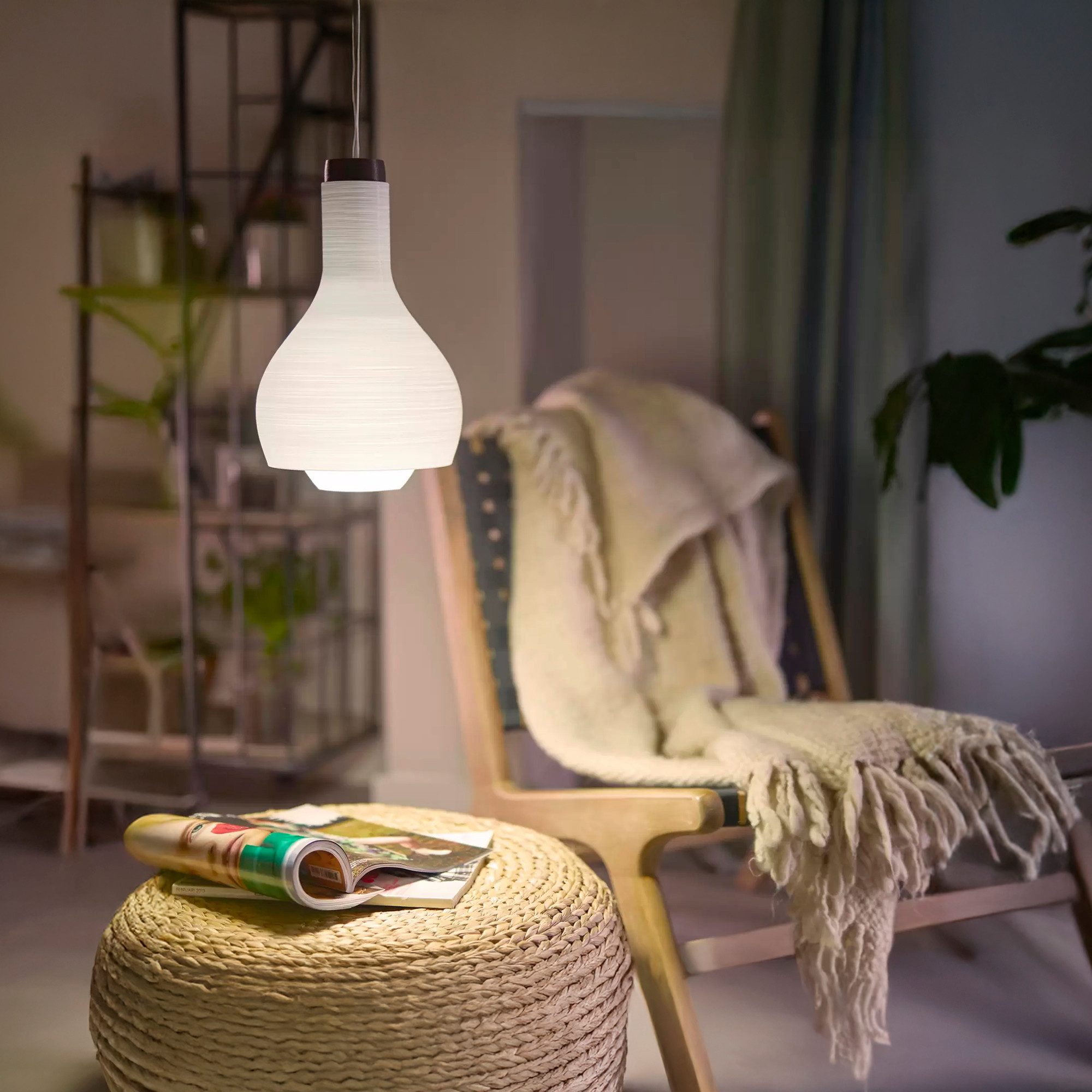 Philips LED-Leuchtmittel Classic 60W Non-Dim, E27, 6 St., Warmweiß