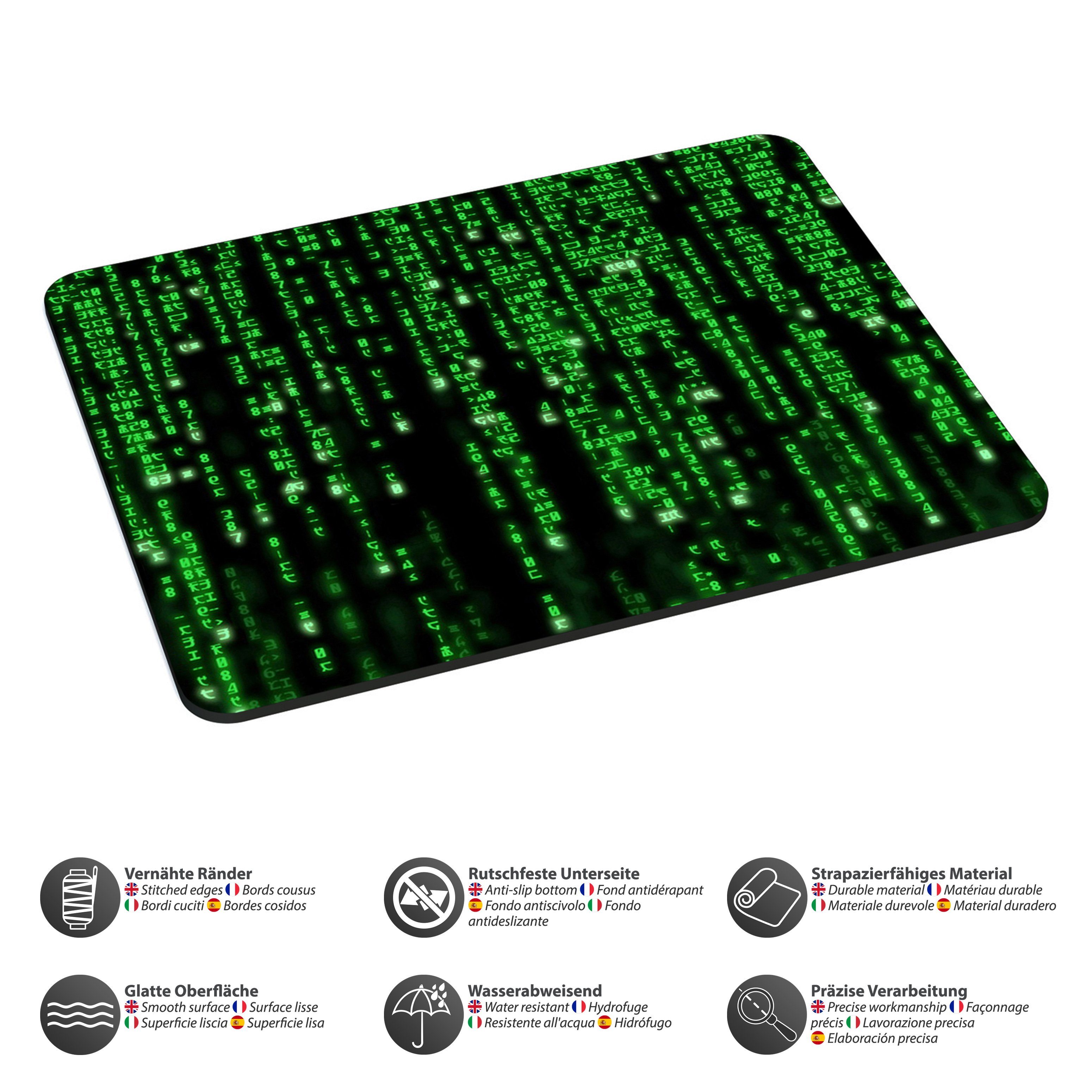 PEDEA Gaming Mauspad 22 cm x 18 cm mit Motiv (Größe L), mit vernähten Rändern und Rutschfester Unterseite – Bild 3 von 4