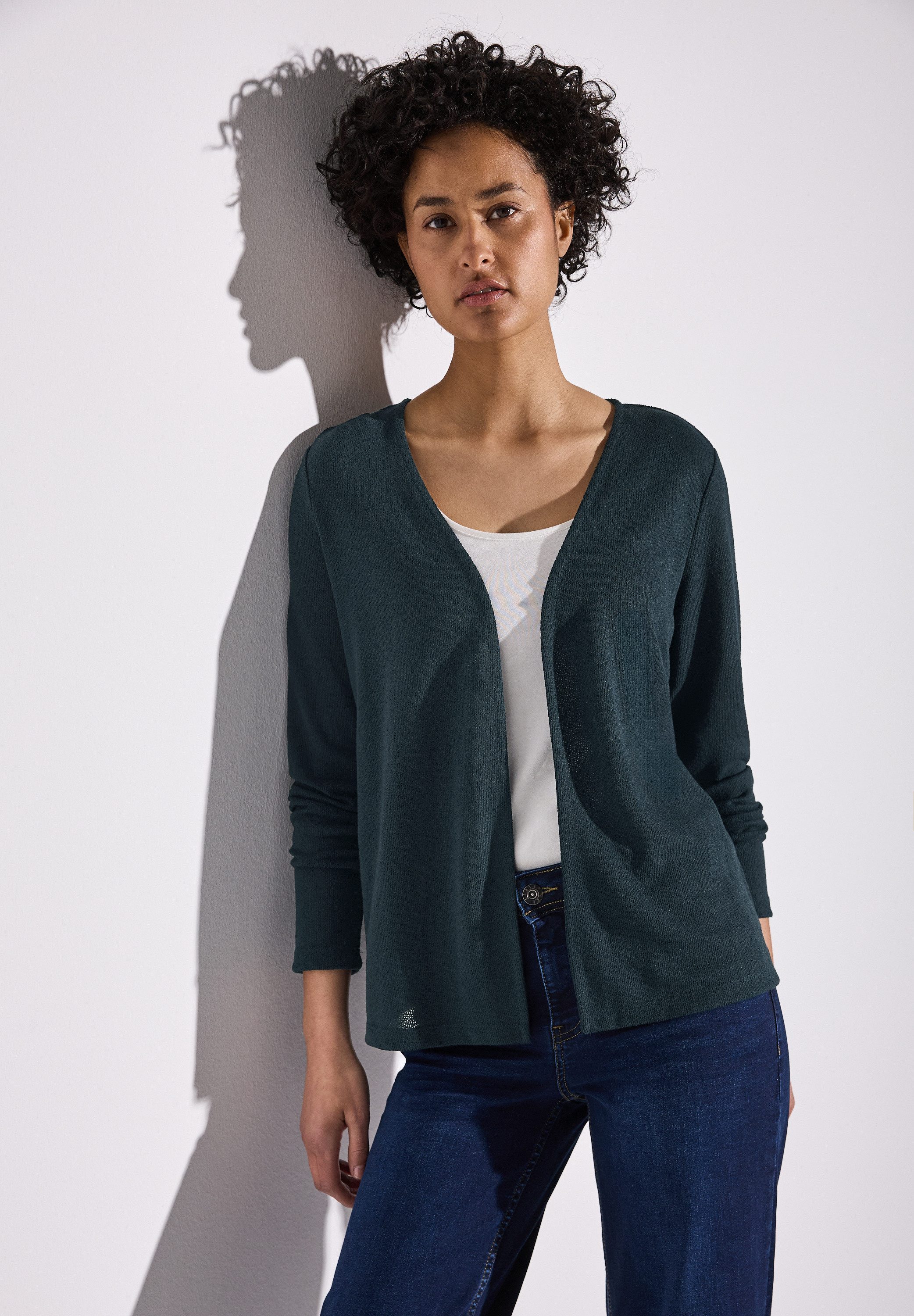 STREET ONE Cardigan verschlusslos