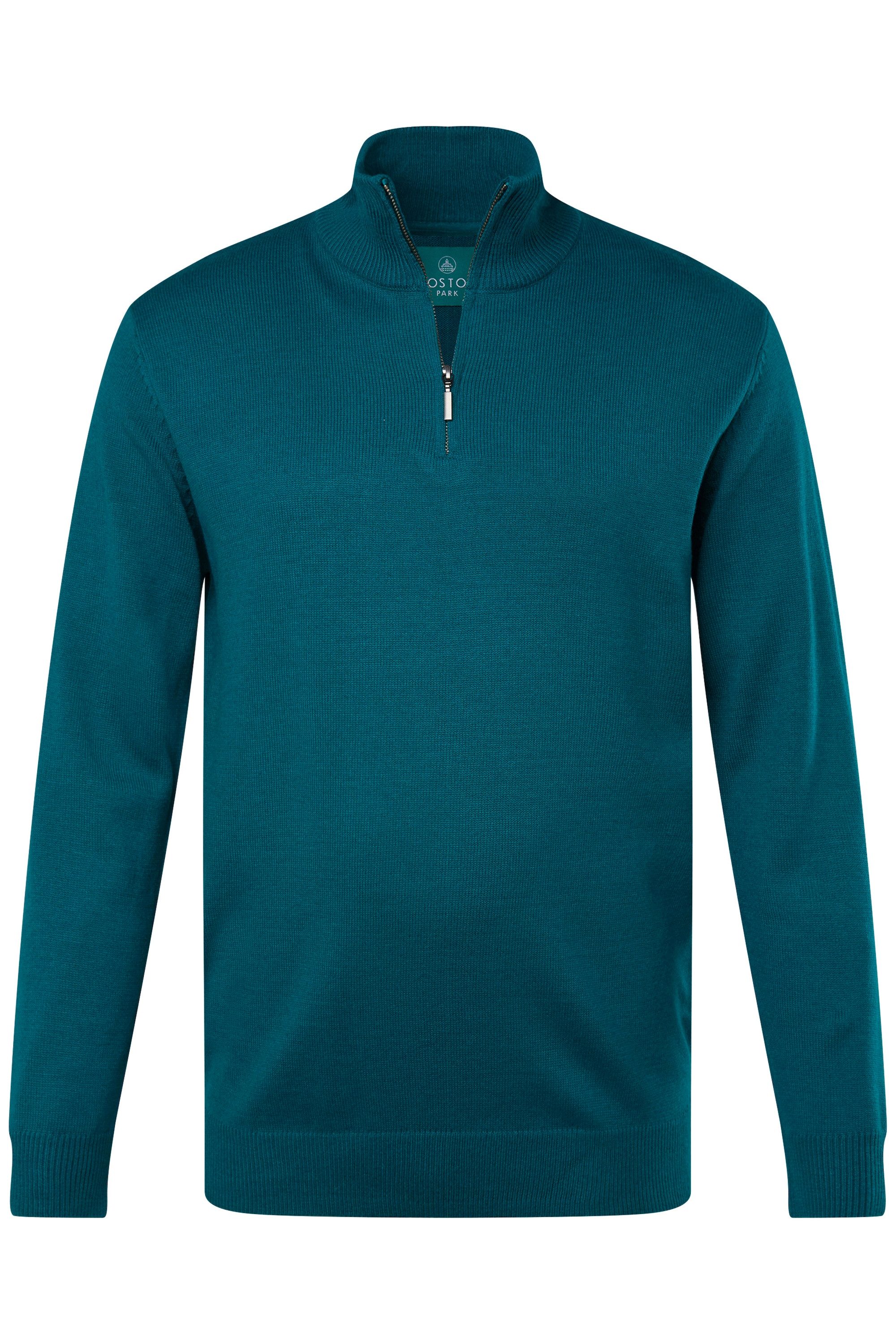 Boston Park Rundhalspullover Troyer Strick Zippkragen günstig online kaufen