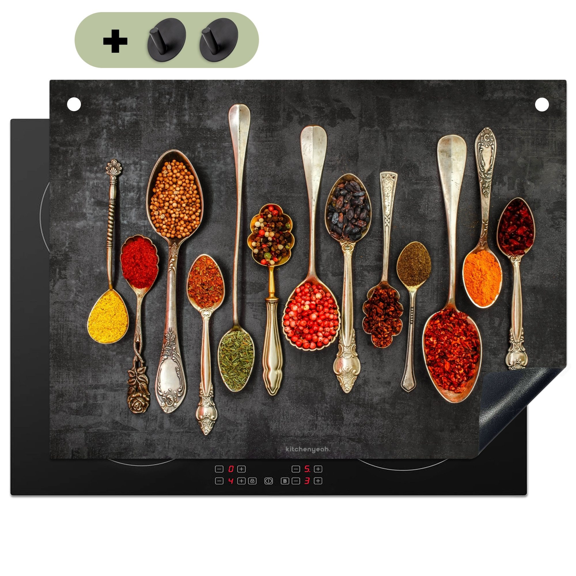 KitchenYeah Küchenrückwand Gewürze - Löffel - günstig online kaufen