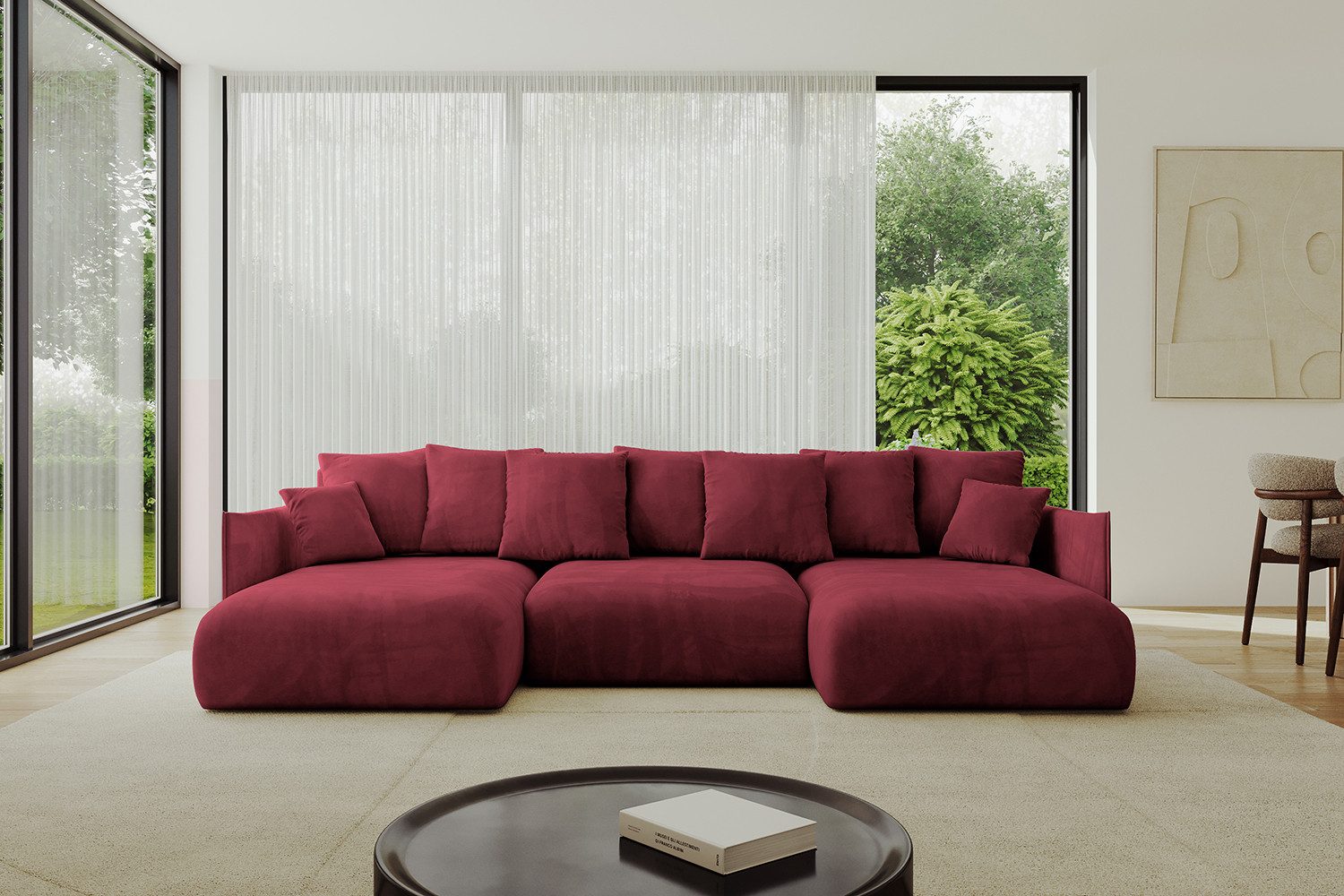 ALTDECOR Wohnlandschaft ONESK-U, Couch mit Schlaffunktion, günstig online kaufen