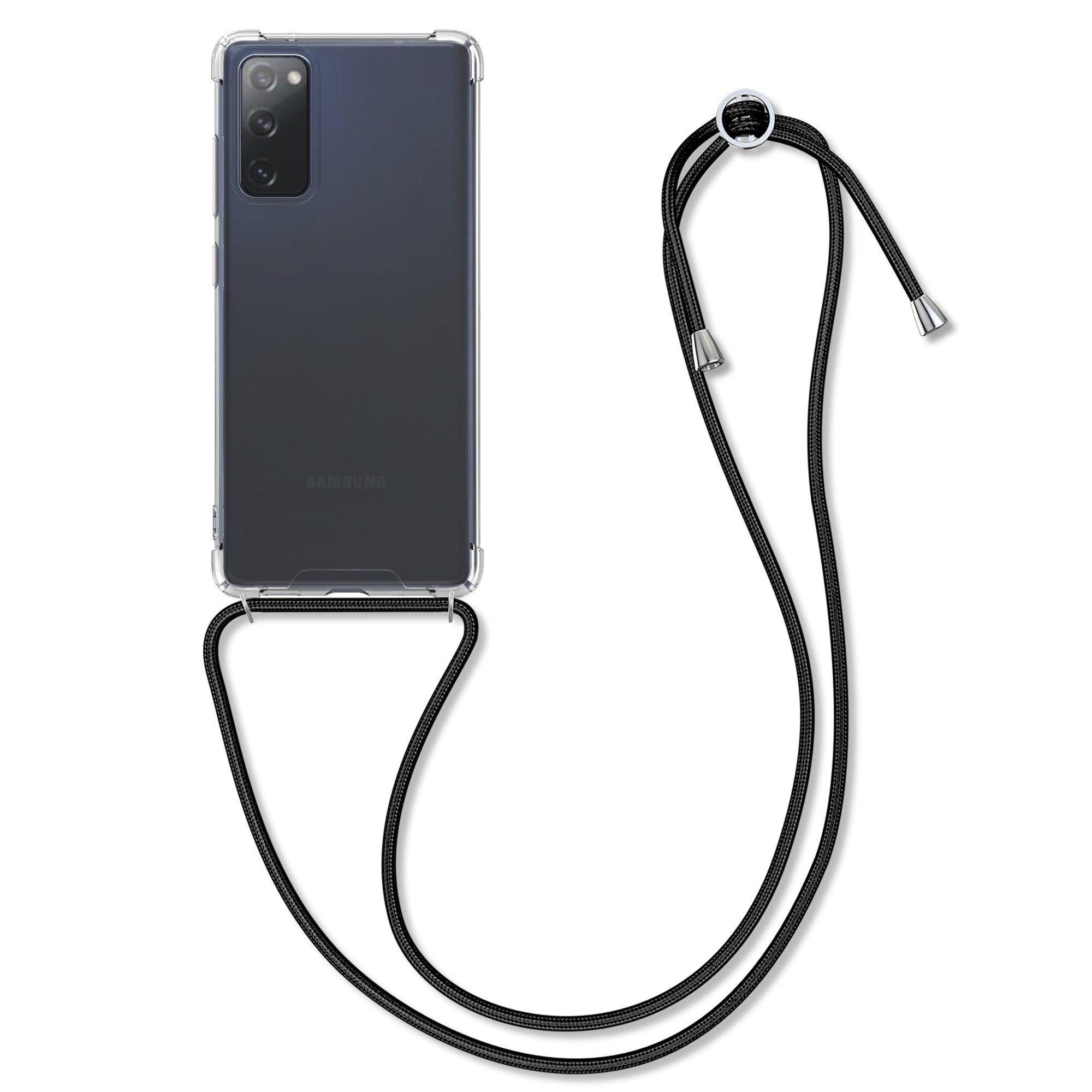 kwmobile Etui Necklace Case für Samsung Galaxy S20 FE, Hülle Silikon mit Handykette - Band Handyhülle