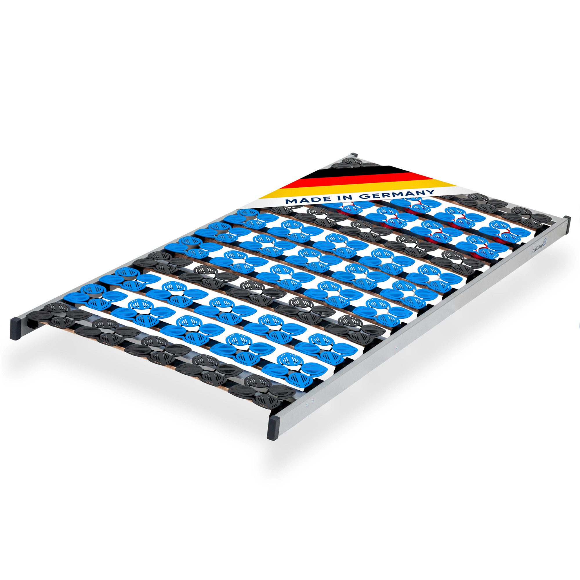 Lattenrost Cloud NV, CUBEsleep, Kopfteil nicht verstellbar, Fußteil nicht verstellbar, 7 Liegezonen Tellerfeder-Rahmen, fertig montiert, Made in Germany