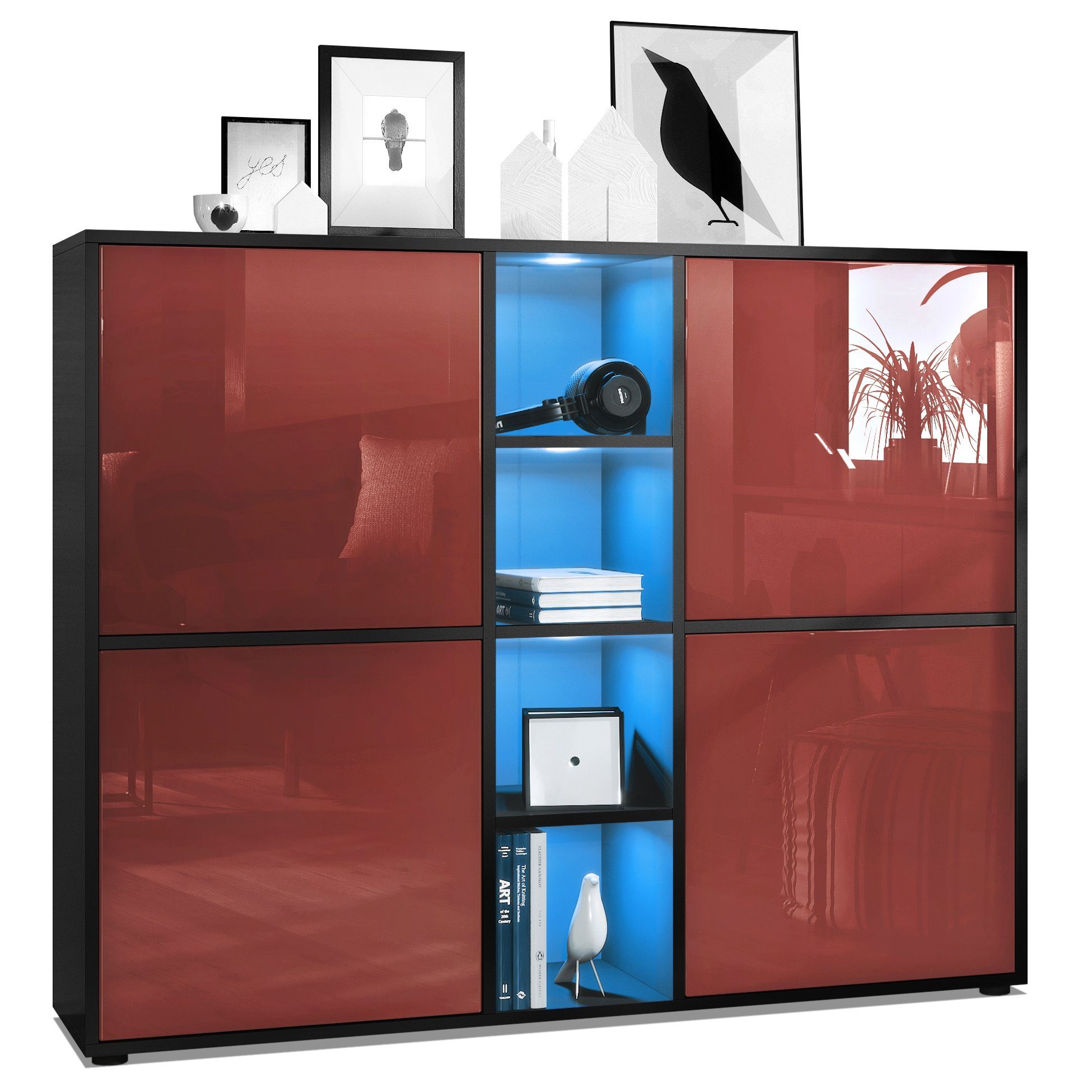 Vladon Highboard Cuba V3 (Highboard, mit günstig online kaufen