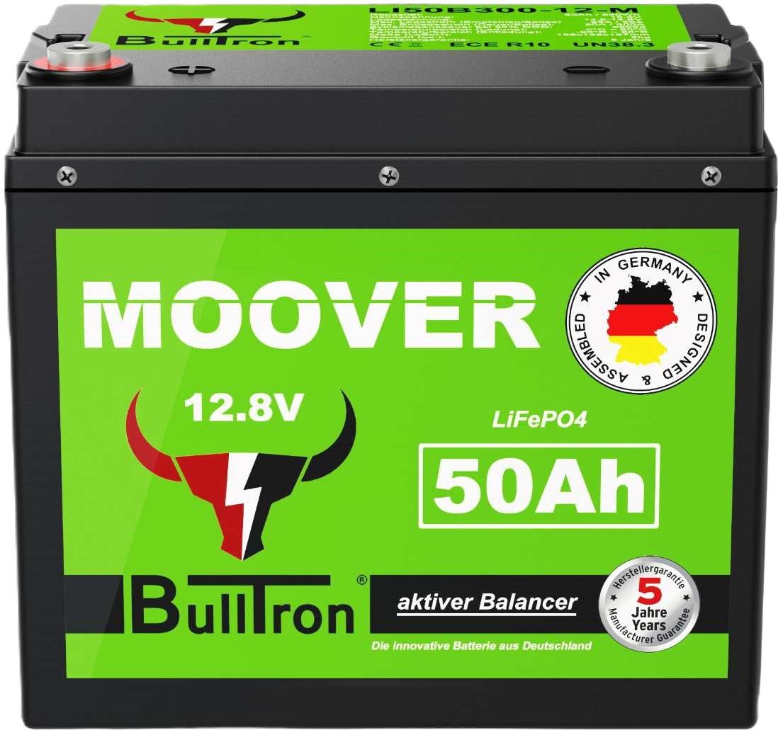 BullTron BullTron Mover 50Ah Batterie mit 50A Dauer- und 300A Kurzzeitstrom Batterie