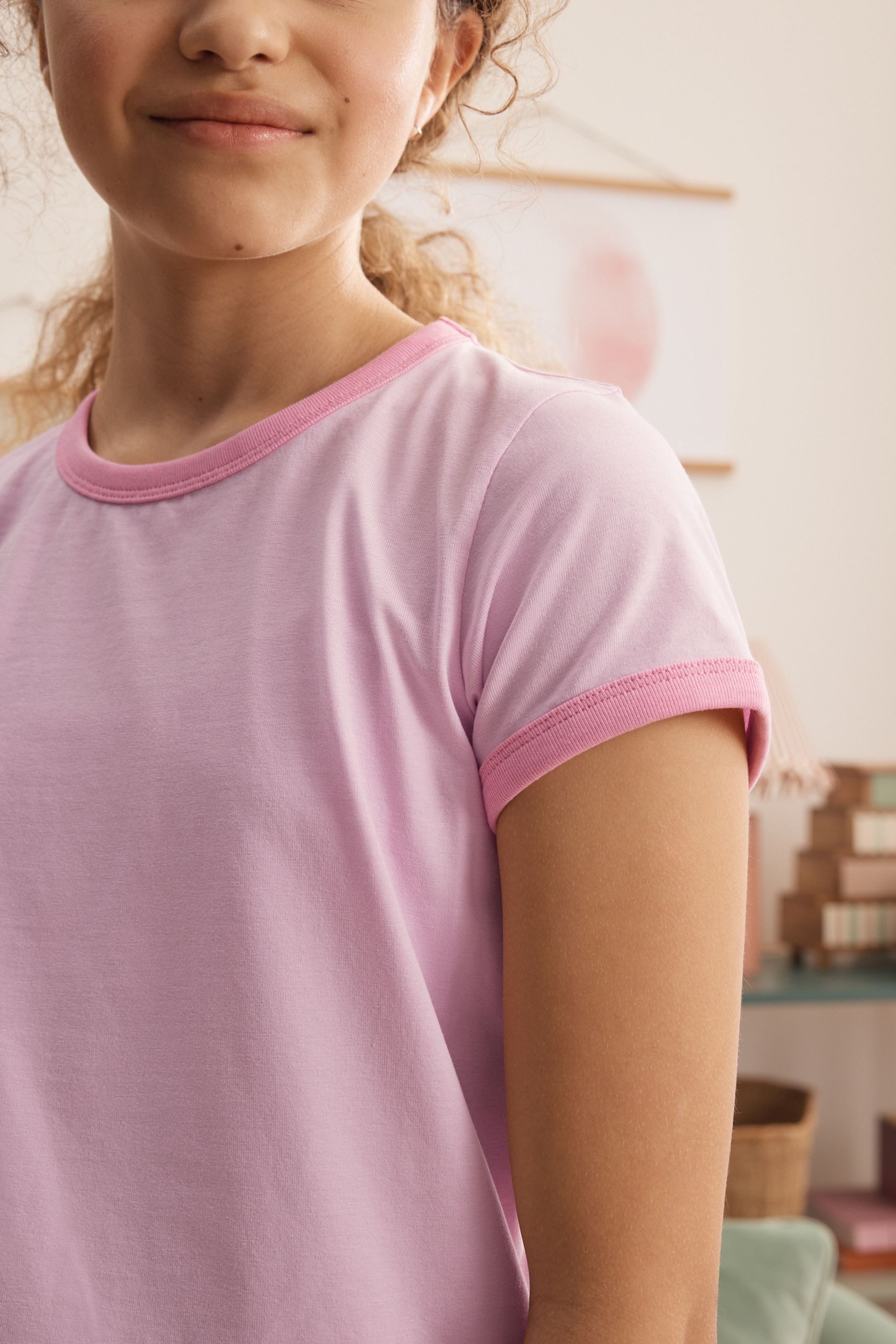 Next Pyjama Gestreifter Schlafanzug mit weitem Bein (2 tlg) – Bild 5 von 5