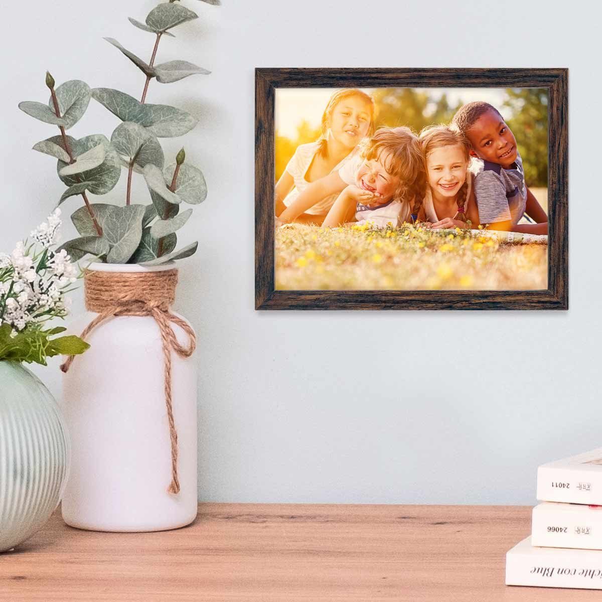 PHOTOLINI Bilderrahmen Poster-Einzelrahmen Modern Schmal günstig online kaufen