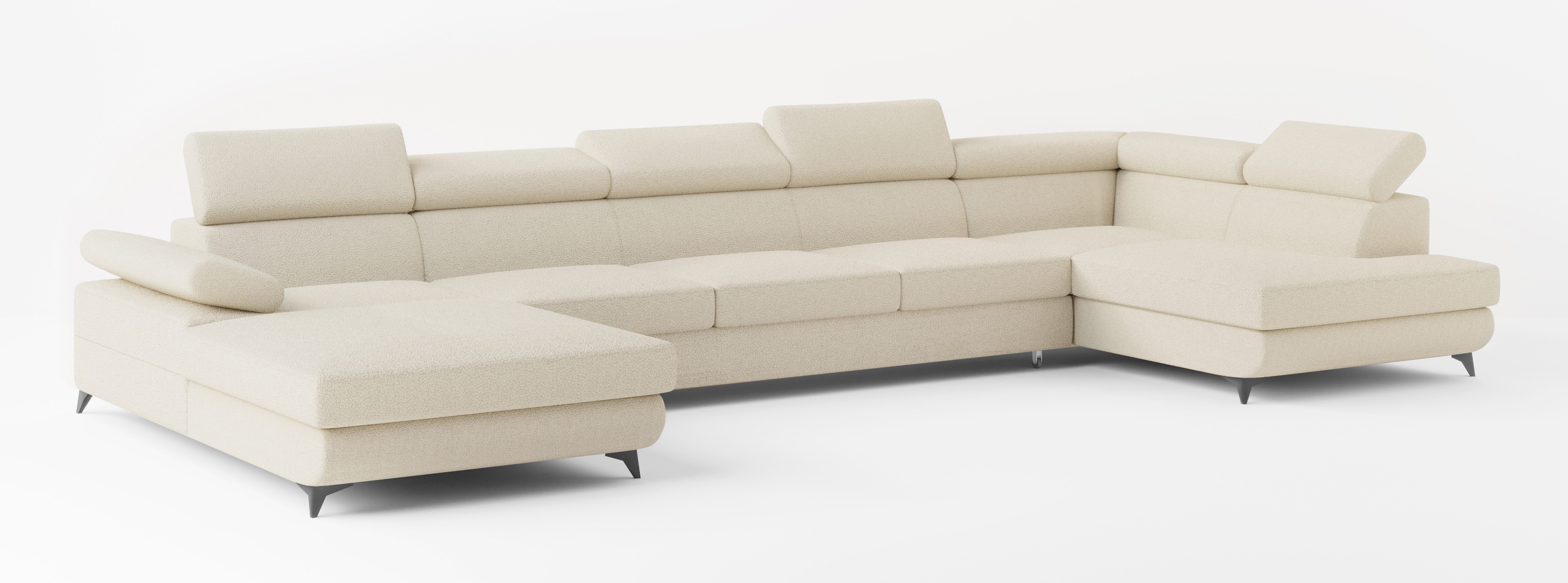 Masseno Ecksofa MONTIVA mit Schlaffunktion U-Form, günstig online kaufen