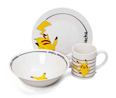 The Pokémon Company Tasse Frühstücksset (Schale, Teller, Tasse) - Pokémon - Pikachu (NEU & OVP)