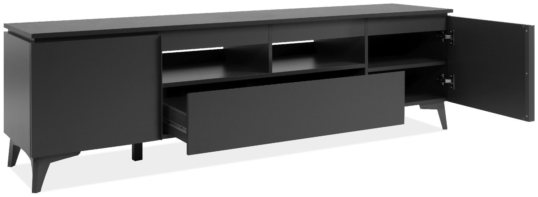 Finori TV-Board Bertrix 56A, Schiefer dunkel, günstig online kaufen