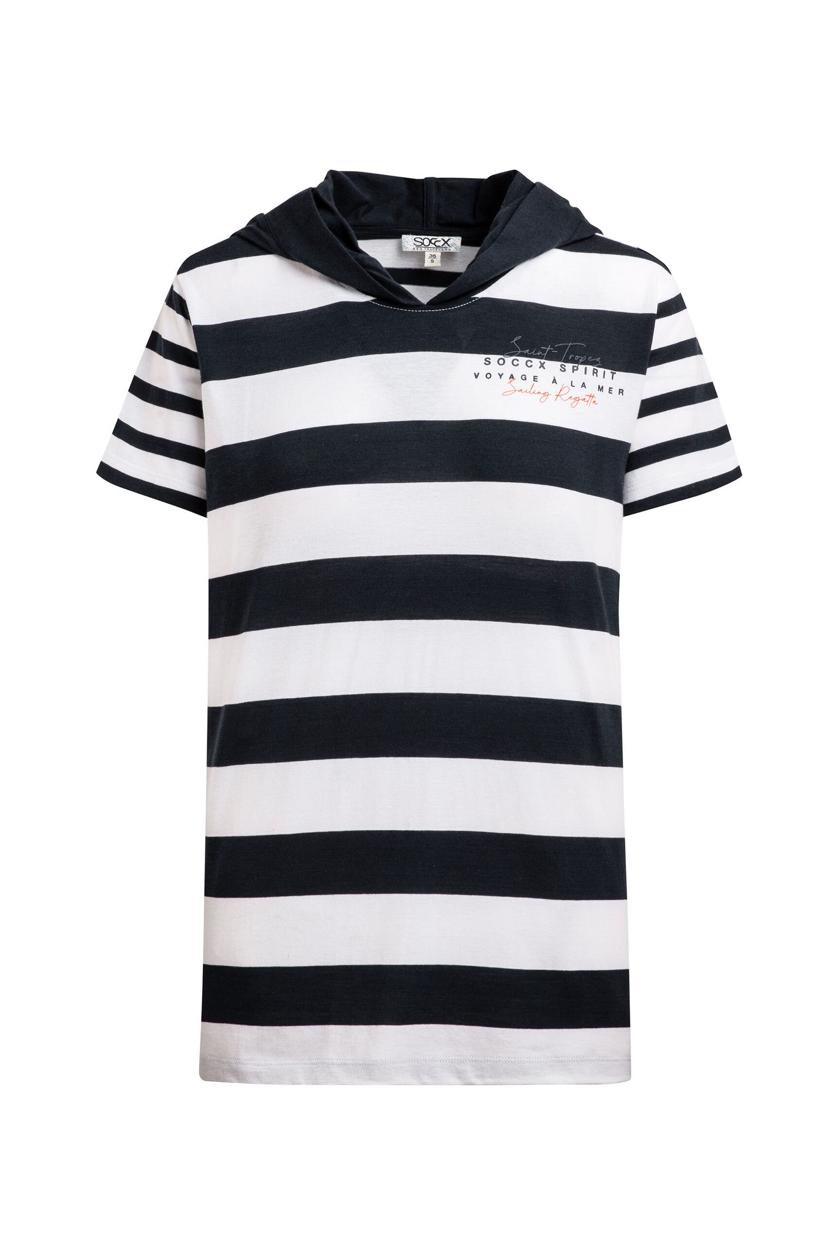 SOCCX Rundhalsshirt aus Baumwolle