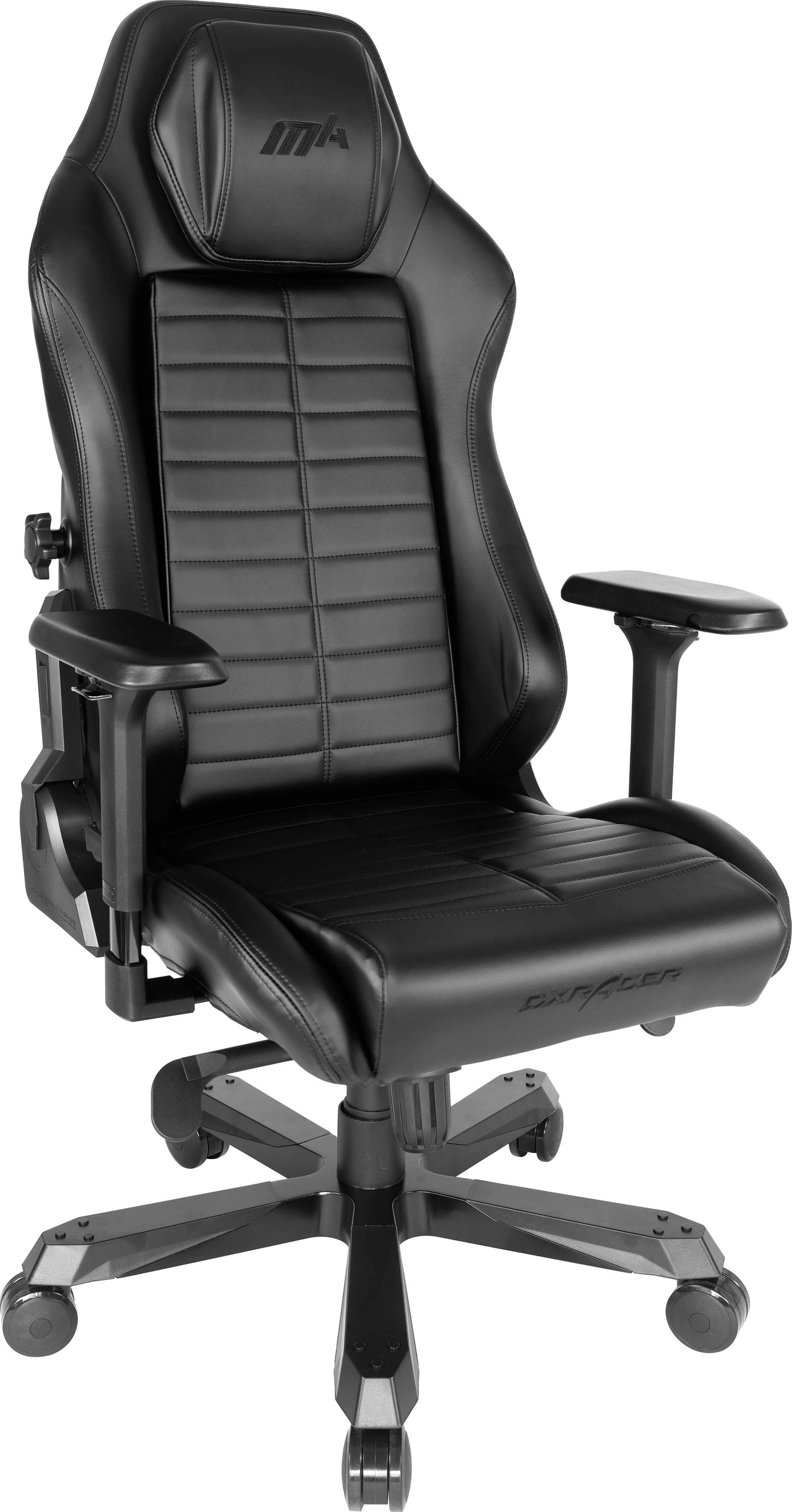 DXRacer Master Black Leather PU Gaming-Stuhl