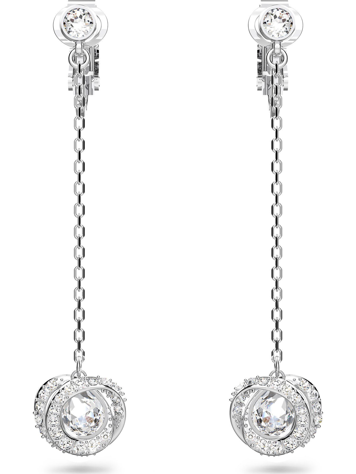 Swarovski Single-Ohrstecker Swarovski Damen-Ohrclip Metall Swarovski-Kristall