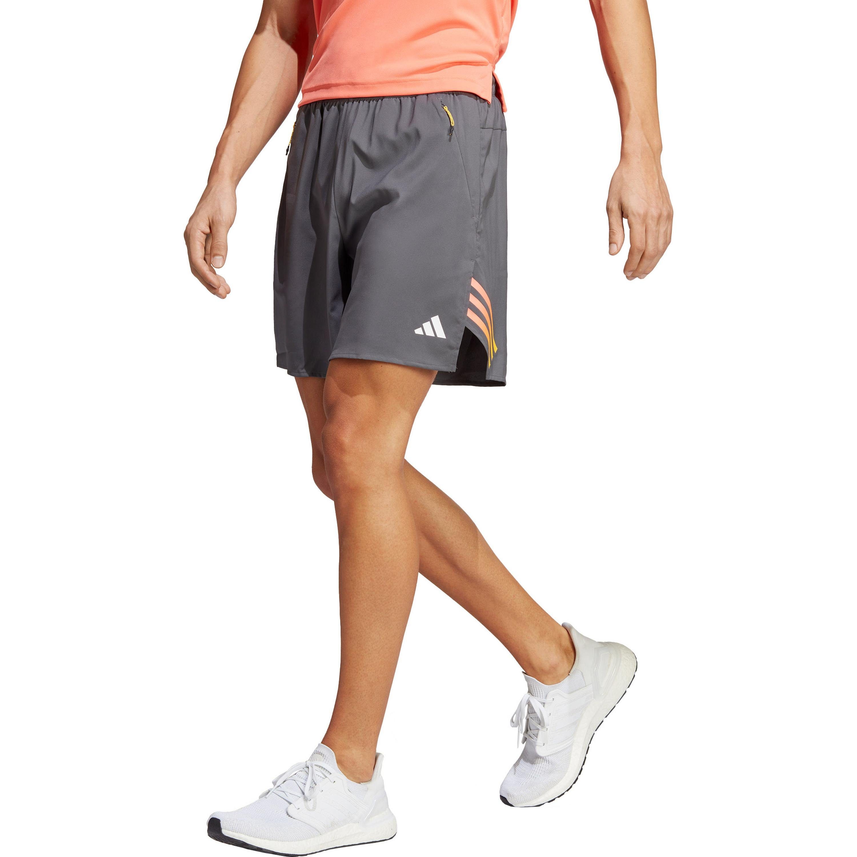 grey Performance adidas five Funktionsshorts
