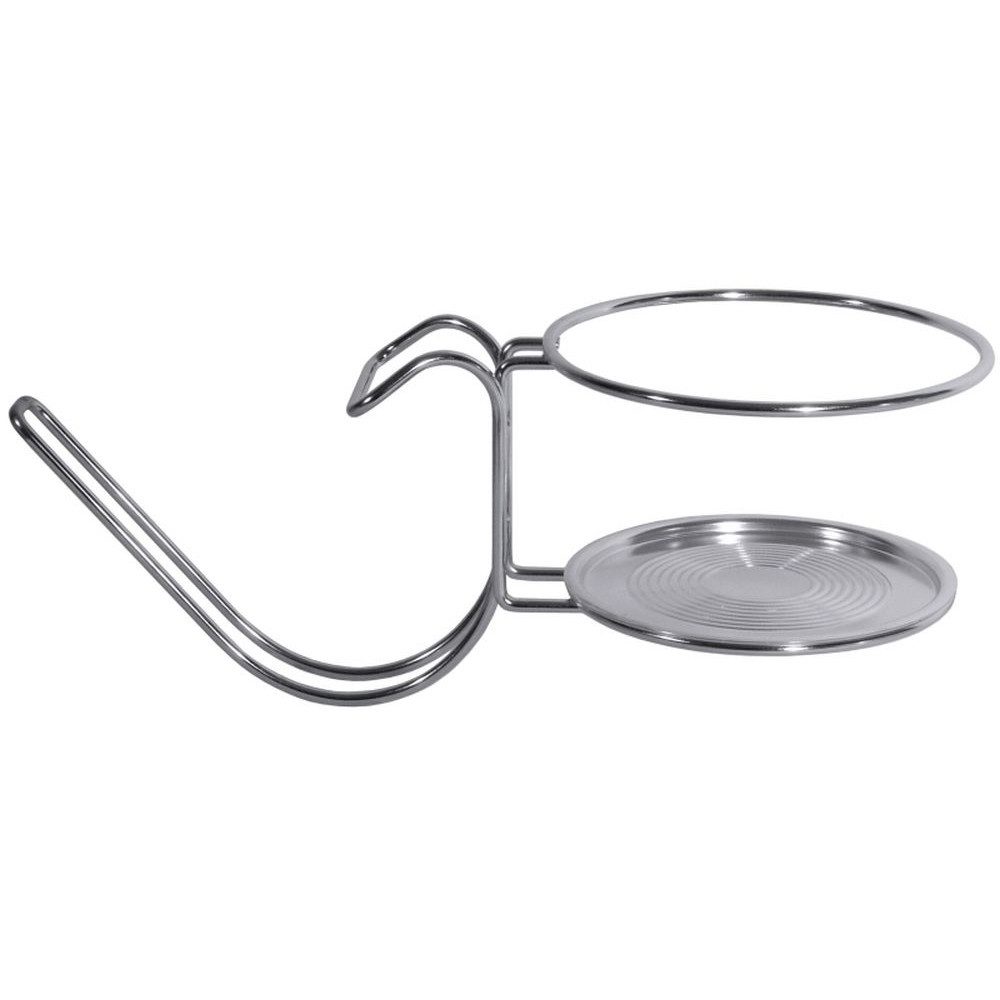 Contacto Sektglas, Edelstahl, Tischhalterung für Sektkühler, aus verchromtem Stahldraht