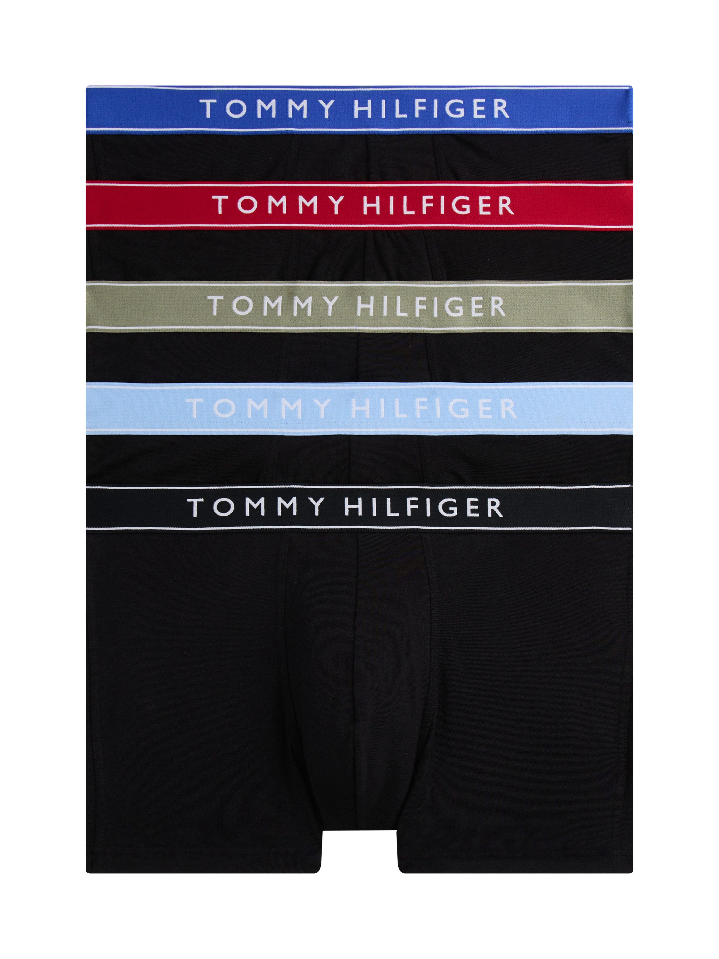 Tommy Hilfiger Underwear Trunk (5-St) kurzes Bein, elastischer Bund mit Logo