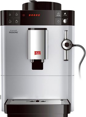 Melitta Kaffeevollautomat Passione® One Touch F53/1-101, silber, Tassengenau frisch gemahlen, Service-Taste für Entkalkung & Reinigung