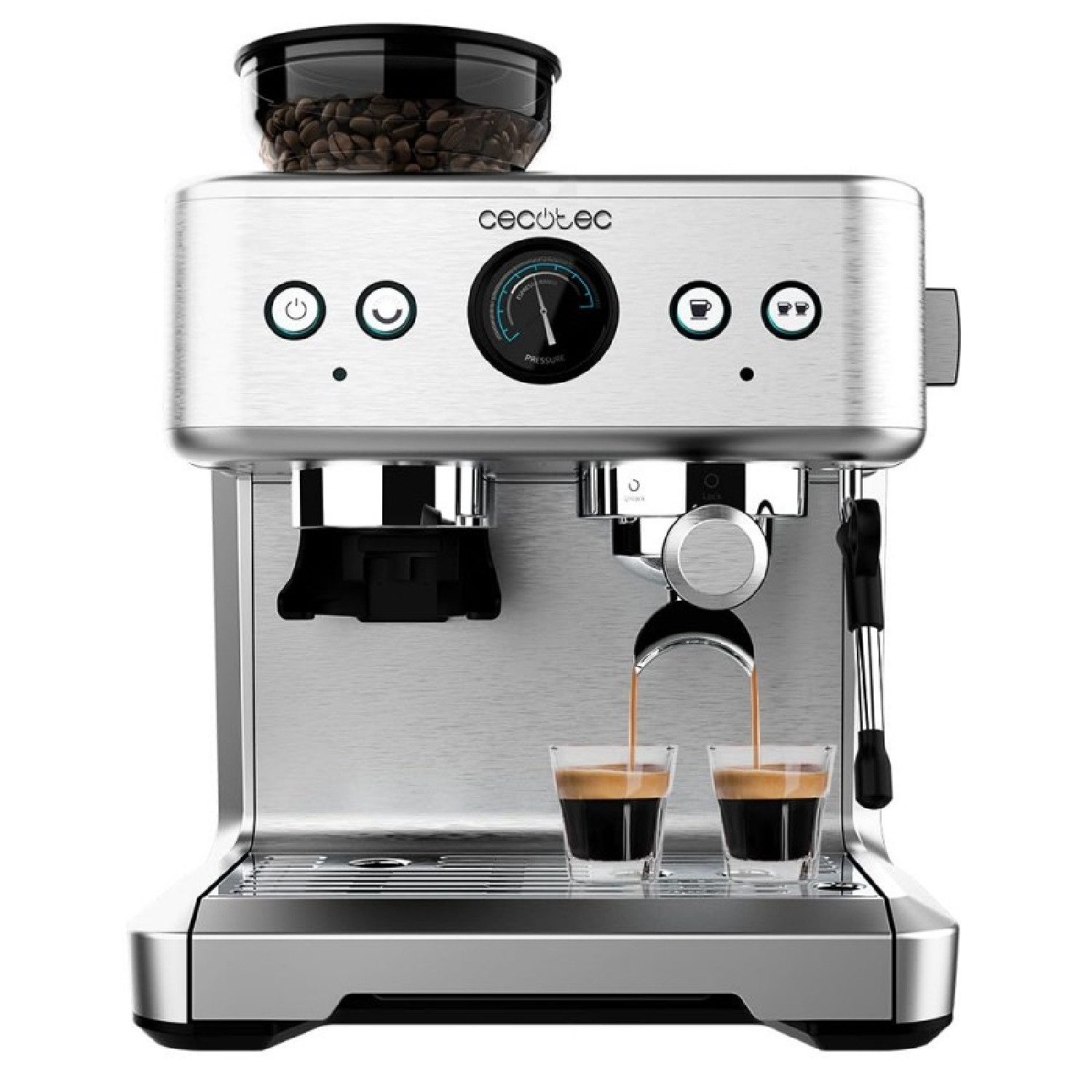 Cecotec Espressomaschine, 2.4l Kaffeekanne, Power Espresso 20 Barista Maestro