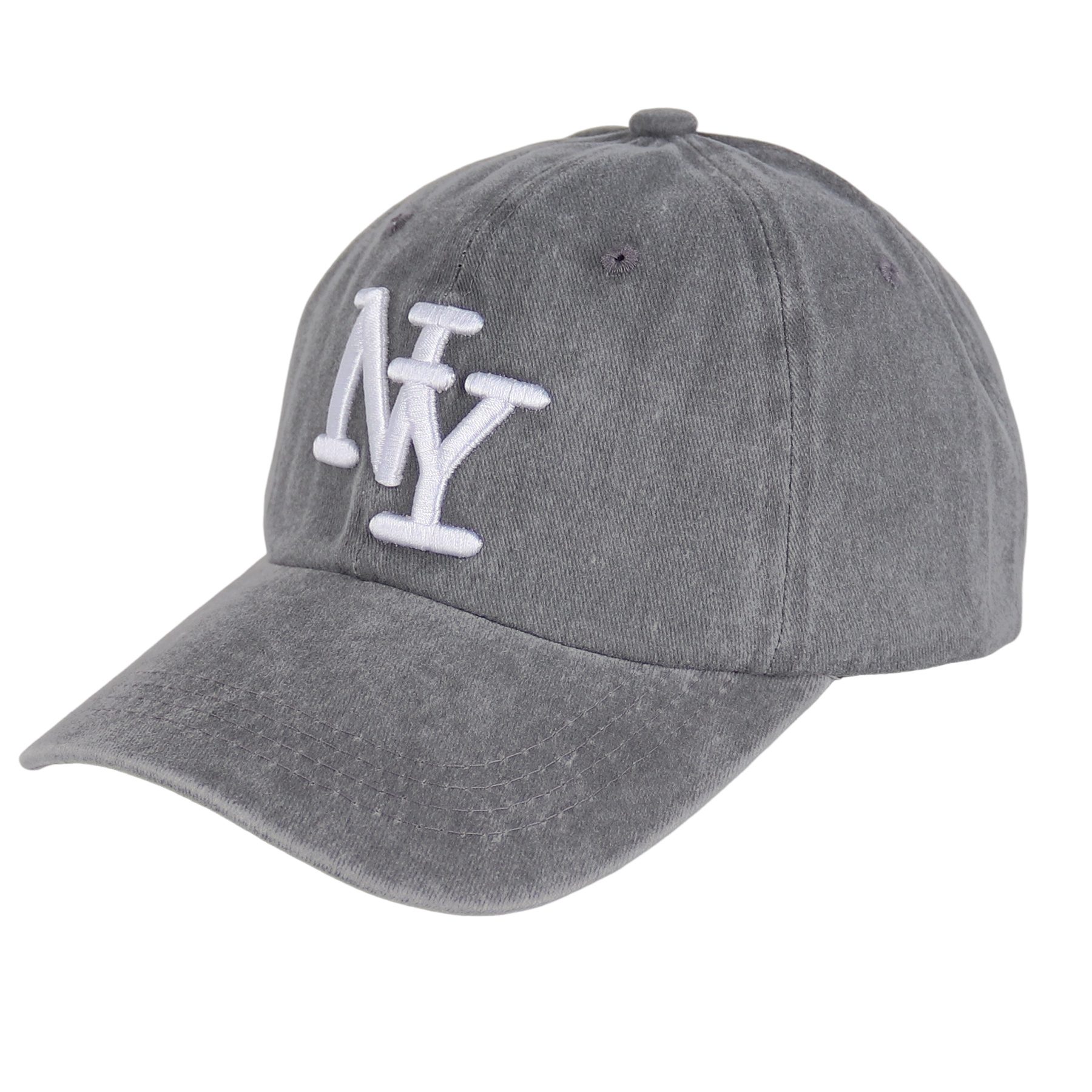 MIRROSI Baseball Cap Vintage in washed Look aus 100% Baumwolle Stickerei (Outdoor Cap, Feldmütze, Kappe) Atmungsaktiv, Einheitsgröße, Unisex, Damen Herren