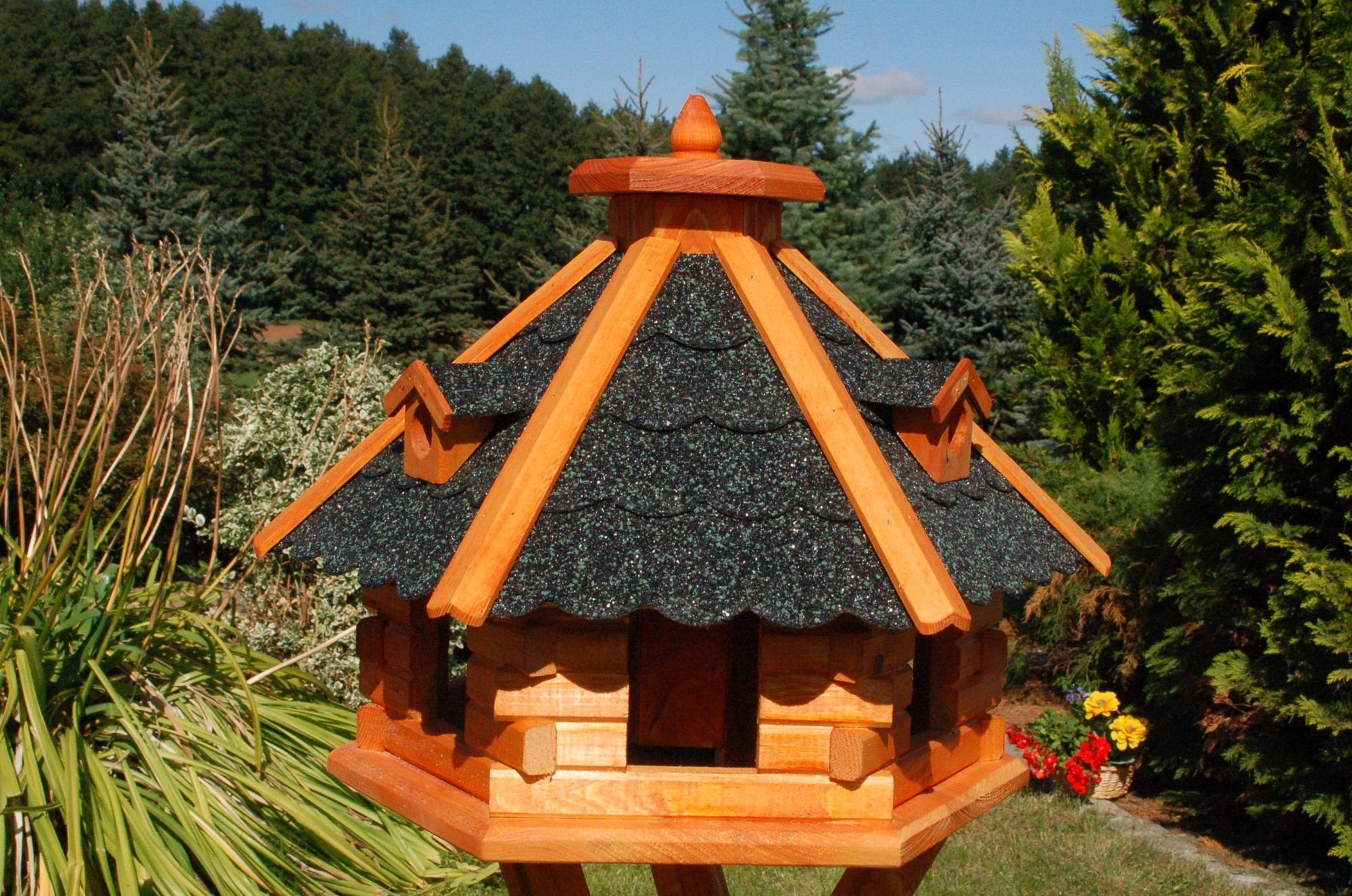 DSH DEKO SHOP HANNUSCH Vogelhaus Großes Vogelhaus, Futterhaus 55 x 37 cm, imprägniert | Tierhäuser