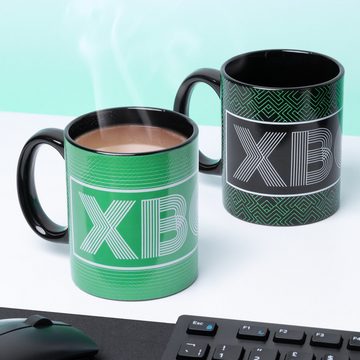 Paladone Tasse Xbox Schriftzug Kaffeebecher mit Wärmeeffekt