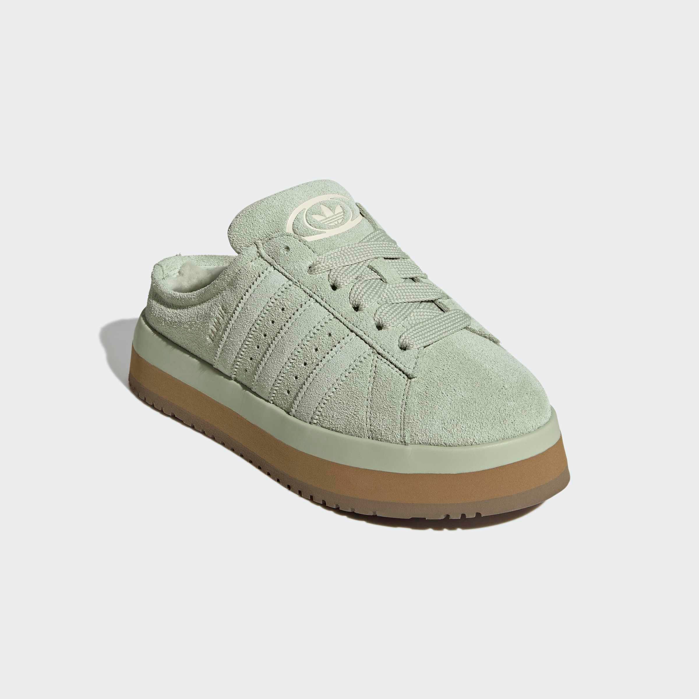 adidas Originals CAMPUS 00S WINTER LOW Clog Hausschuh, Pantolette, Mule, Slipper mit Plateua für Herbst und Winter