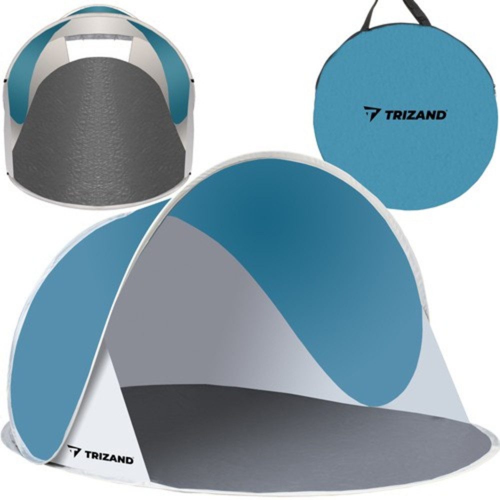 Trizand Faltzelt Strandzelt 145x100x70 cm, Personen: 2 (Spar-Set, 1 tlg., praktisch stabil), UV-Schutz