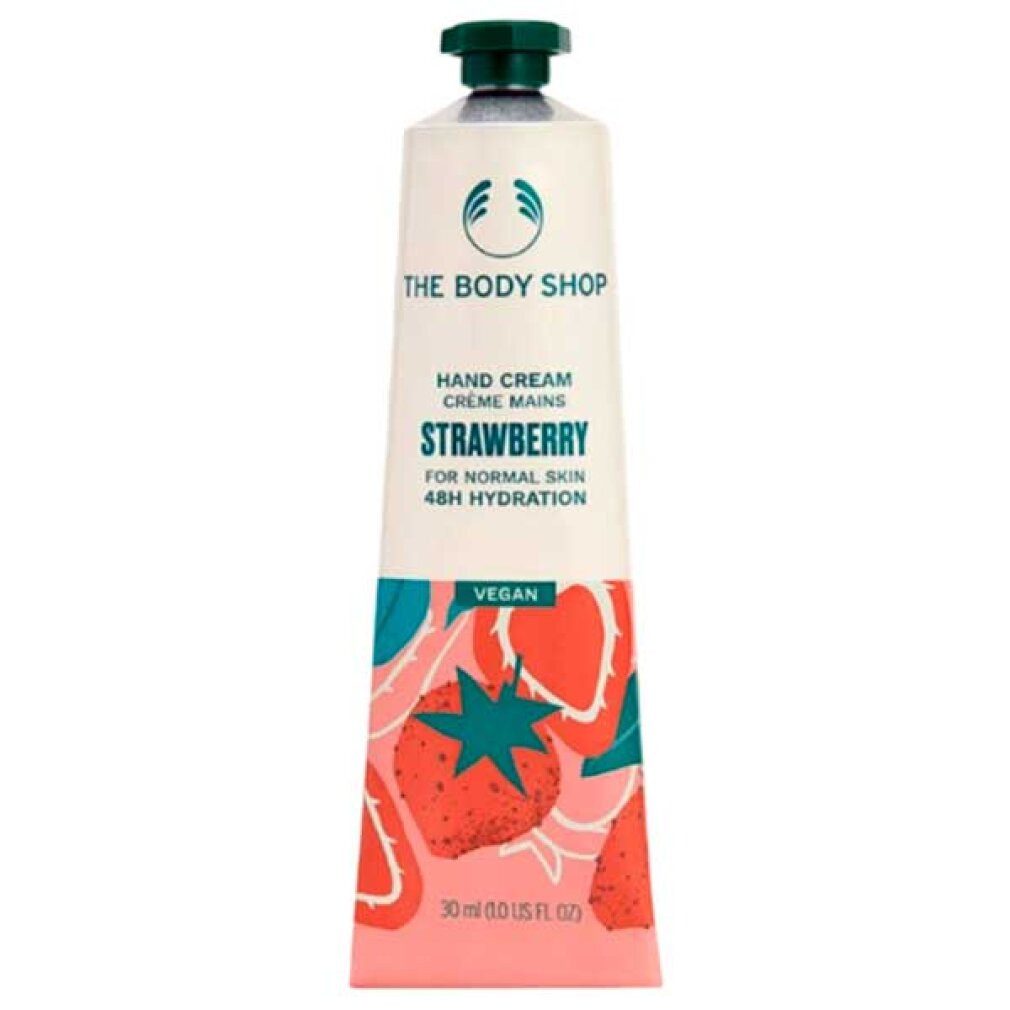 The Body Shop Nagelpflegecreme Handcreme für normale Haut Erdbeere (Handcreme)