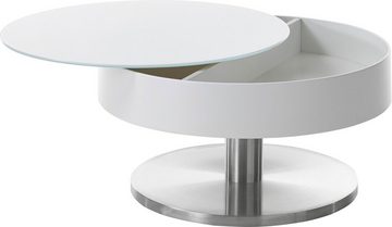MCA furniture Couchtisch Suva, Tischplatte drehbar mit Innenfach