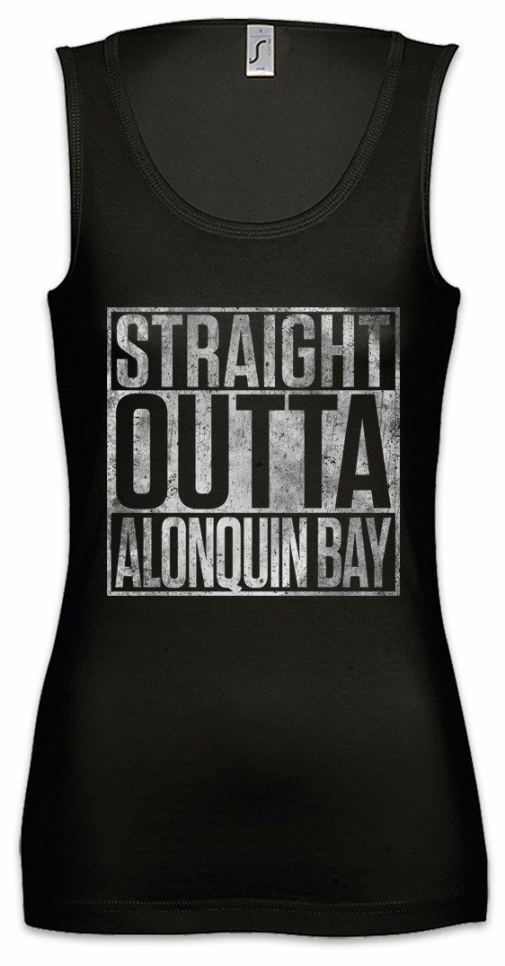 Urban Backwoods Tanktop Straight Outta Alonquin Bay Ärmelloses Damen T-Shirt Cardinal Det. Lise Delorme Jerry Commanda