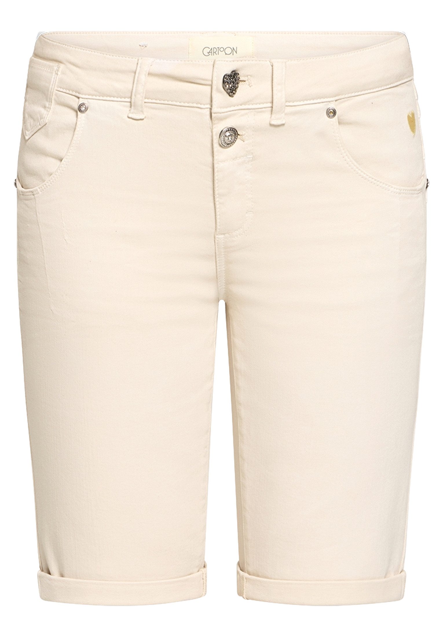 Shorts Damen mit Stickerei