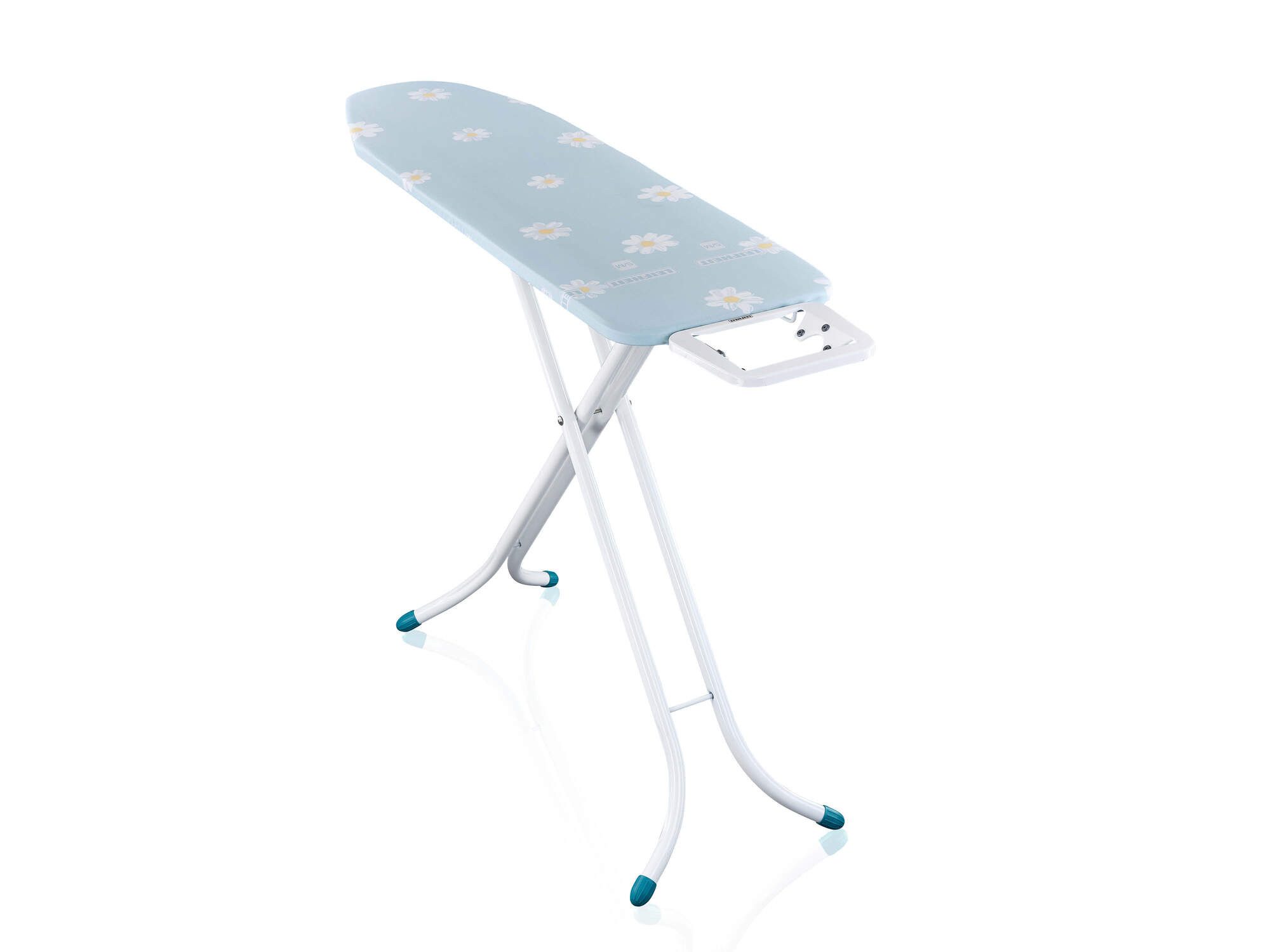 Leifheit Bügelbrett Bügeltisch Classic M Compact, Bügelfläche 38.0x120.0 cm, Höhenverstellbar, Bügelfläche 120 x 38 cm, feste Bügeleisenablage